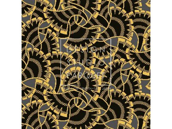 Ковровое покрытие Ege Erté Collection fan coral black (sort) RF5220188